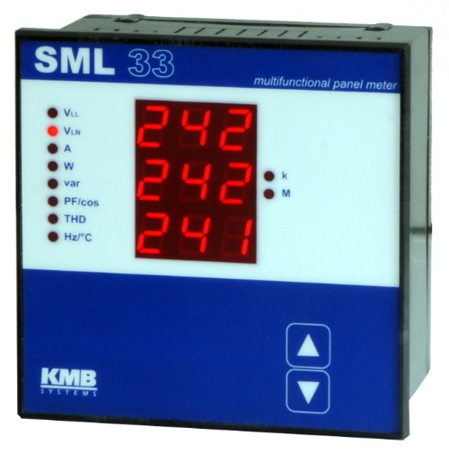 단상,3상용 전압,전류,주파수,유효전력,무효전력,피상전력,역률,고조파를 측정하는 멀티 파워 메타(SML-33)